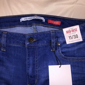 Celebrity pink skinny jeans